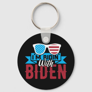 Porte-clés Je suis Ridin With Biden