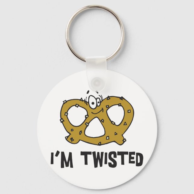 Porte-clés Je suis Twisted Pretzel (Recto)