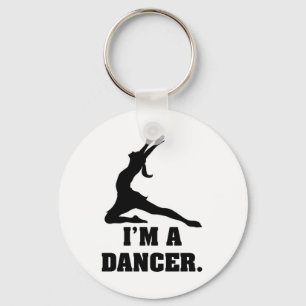 Porte-clés Je suis un danseur