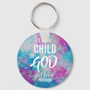 Porte-clés "JE SUIS UN ENFANT DE DIEU" Porte - clé