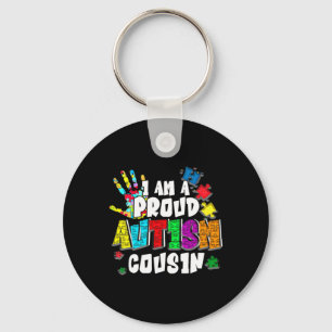 Porte-clés Je suis un fier autisme Cousin Sensibilisation sur