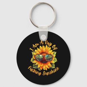 Porte-clés Je suis un rayon de soleil - Tournesol drôle sarca