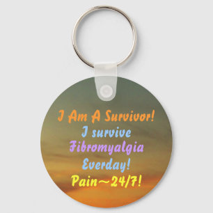 Porte-clés Je suis un survivant ! , Je survis,