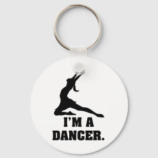 Porte-clés Je suis une danseuse