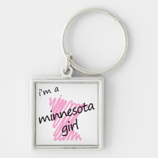 Porte-clés Je suis une fille du Minnesota