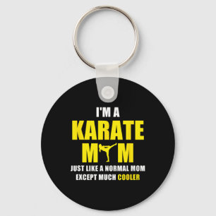 Porte-clés Je suis une maman Karate T Shirt
