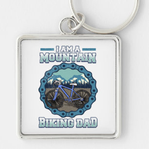 Porte-clés Je Suis VTT Papa Cyclistes