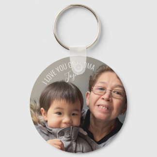 Porte-clés Je t'aime grand-mère Porte - clé photo bébé