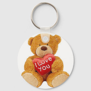 Porte-clés Je t'aime ours de nounours