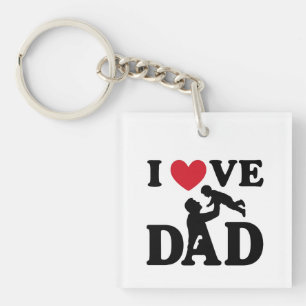 Porte-clés je t'aime papa