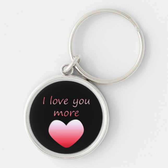 Porte-clés Je t'aime plus de porte - clé (Devant)