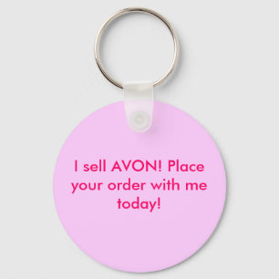 Porte-clés Je vends AVON ! Confiez votre commande à moi