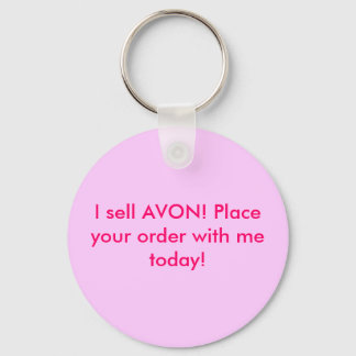 Porte-clés Je vends AVON ! Passez votre commande chez moi auj