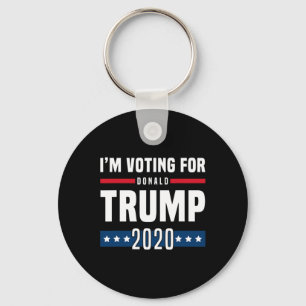 Porte-clés Je vote pour l'élection de Trump