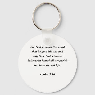PORTE-CLÉS JEAN 3:16