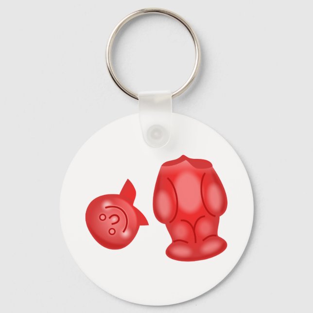 Porte-clés Jelly Baby sans tête (Recto)