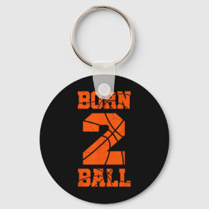 Porte-clés Jersey de basketball 2e anniversaire Tee Deux ans