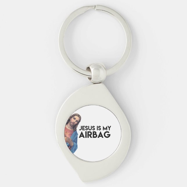 Porte-clés Jesuis is my Airbag (Devant)