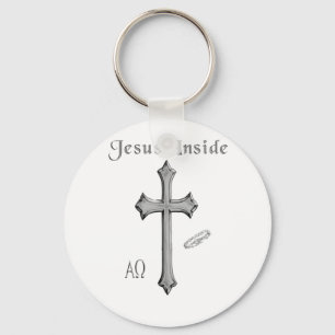 Porte-clés Jésus à l'intérieur