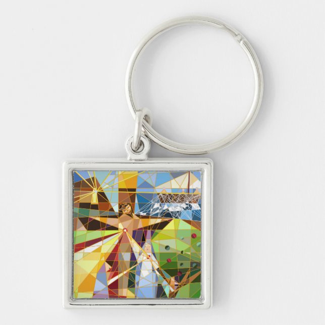 Porte-clés Jésus Arbre de Vie (Devant)
