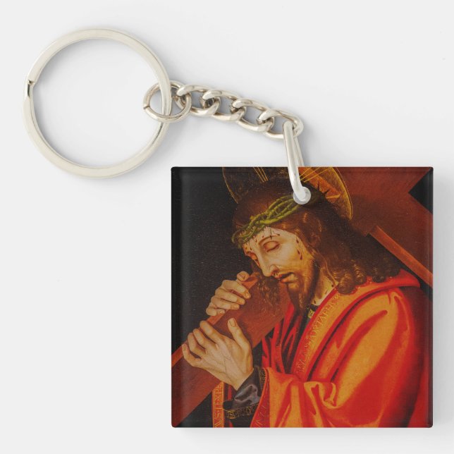 Porte-clés Jesus carrying the cross key ring (Devant)