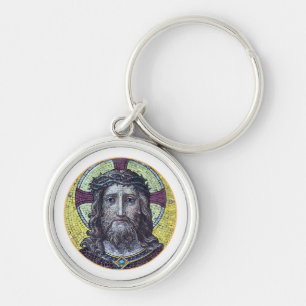 Porte-clés Jésus Christ & Compassion Art Porte - clé vintag