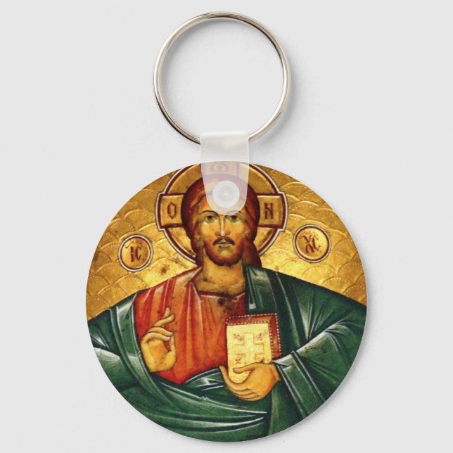 Porte-clés Jésus Christ Hristos Iisus Isus Porte - clé (Recto)