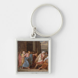 Porte-clés Jésus conduisant les négociants par le temple