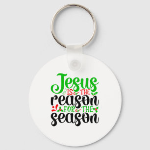Porte-clés Jésus Est La Raison De La Saison Bible Joyeux Noël