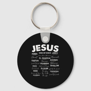 Porte-clés Jésus Est Le Roi Noms De Dieu Hébreux Jésus Chréti
