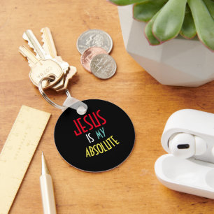 Porte-clés JESUS Est Ma Foi Chrétienne Absolue Citation