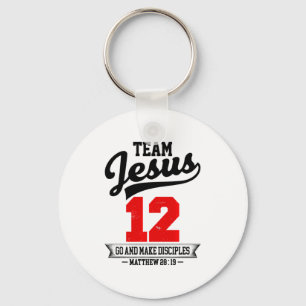Porte-clés Jésus Et Équipe De Baseball Jésus Chrétien Matthie