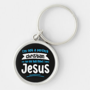 Porte-clés Jésus Hommes Femmes Enfants Amusants Christian Bib
