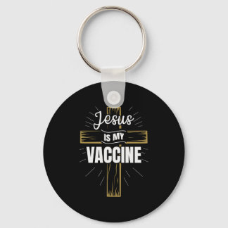 Porte-clés Jésus Is My Vaccine Christian Faith