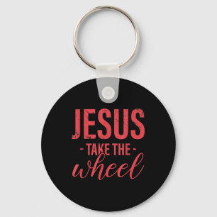 Porte-clés Jésus Love   Jésus Take The Wheel Funny Christian