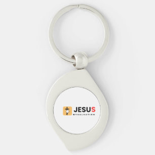 Porte-clés Jésus Mon Salut