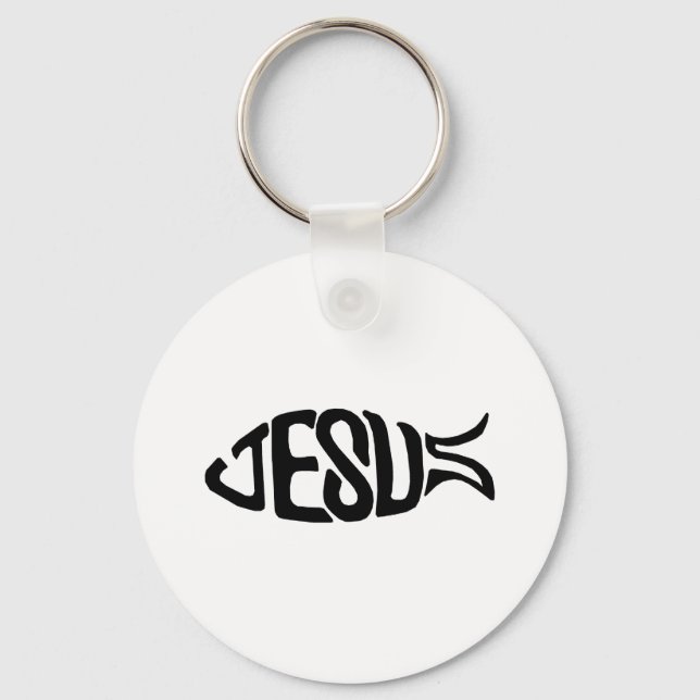 Porte-clés Jésus Poisson (Recto)