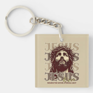 Porte-clés Jésus Ressuscité - Jésus Christ Artiste