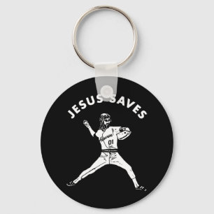 Porte-clés Jésus Sauve Chemise Religieuse chrétienne foi Base