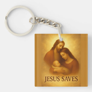 Porte-clés Jésus sauve des cadeaux chrétiens uniques Chrétie
