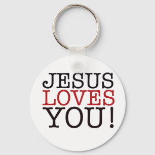 Porte-clés Jésus T'Aime !
