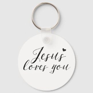 Porte-clés Jésus vous aime le logo Porte - clé