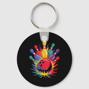 Porte-clés Jeu de Bowling coloré Jour Bowler mignon Colorspla