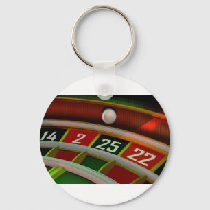 Porte-clés Jeu de casino de Rulet de roulette