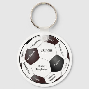 Porte-clés Jeu De Football Motivationnel, Mots Sportifs