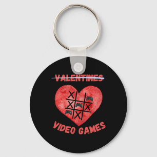 Porte-clés Jeu de Tic Tac Toe pour la Saint-Valentin Vidéo dr