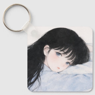 porte-clés jeune fille de la sieste