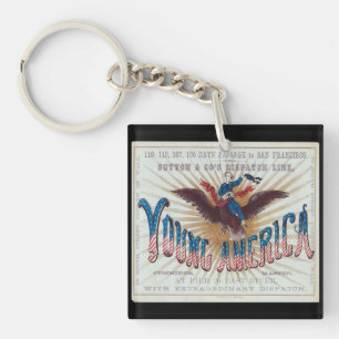 Porte-clés Jeune voilier clipper America