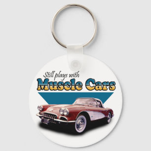 Porte-clés Jeux avec des voitures de muscle