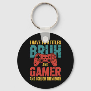 Porte-clés Jeux Vidéos Vintages Pour Garçons Brother S